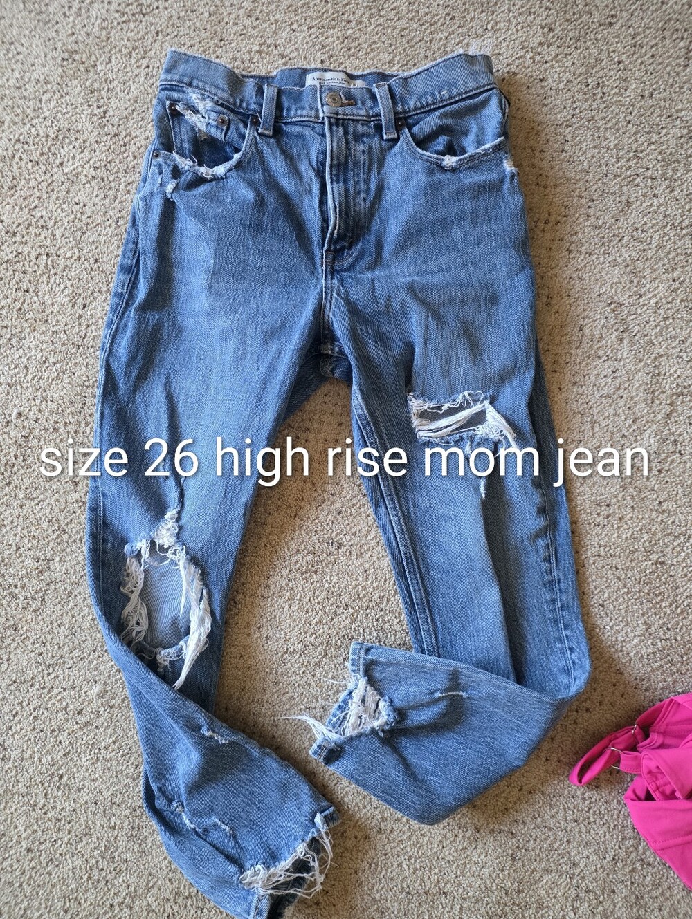 Womens Abercrombie And Fitch Jeans Size 2 Mom Jean